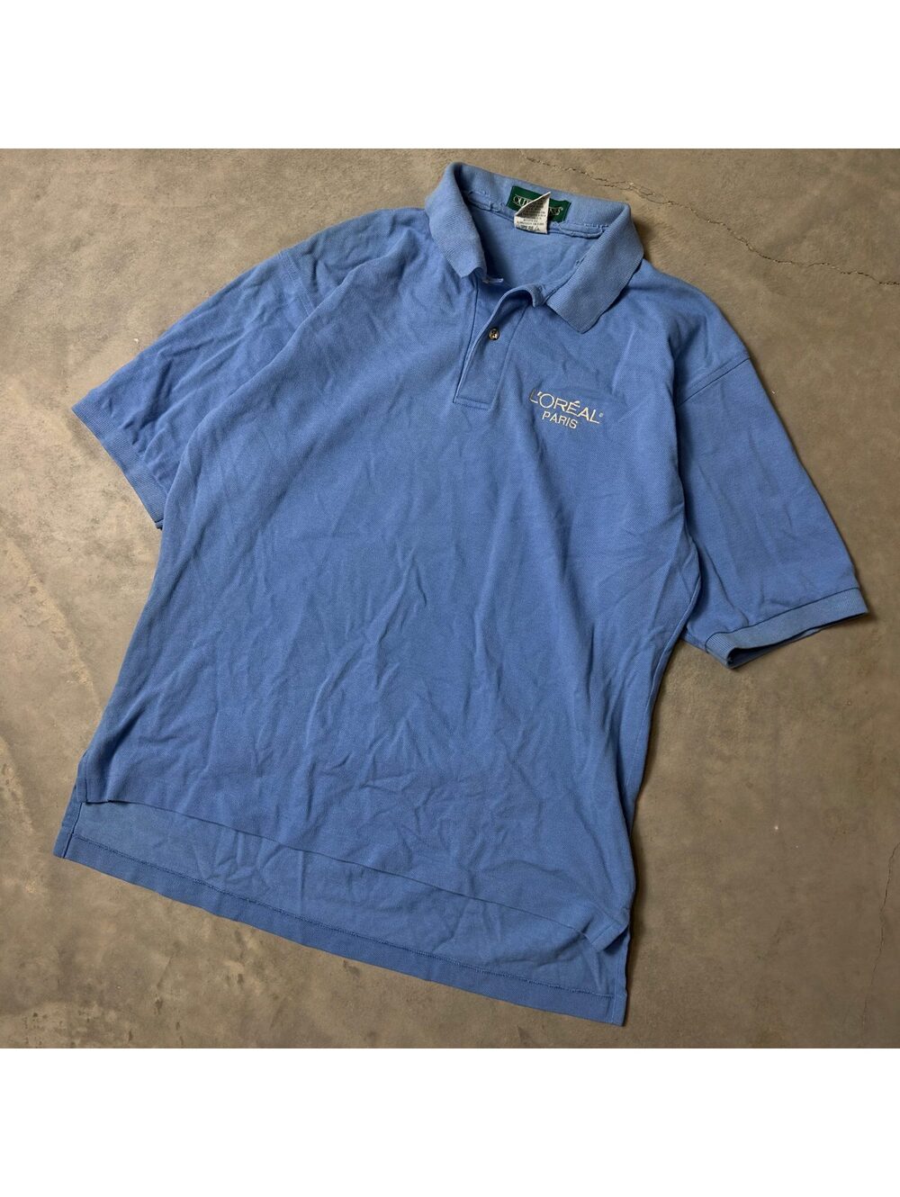Outer Banks Loreal Paris Polo Mens Large Blue
